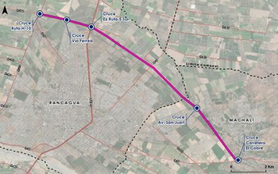 MOP O’Higgins informó del estudio de ingeniería de conexión vial sector norte Machalí-Rancagua a respectivos municipios