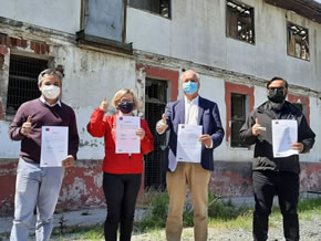 Seremis de Obras Públicas y de Justicia hacen entrega de terreno a empresa que construirá Edificio Sector Justicia en Rancagua