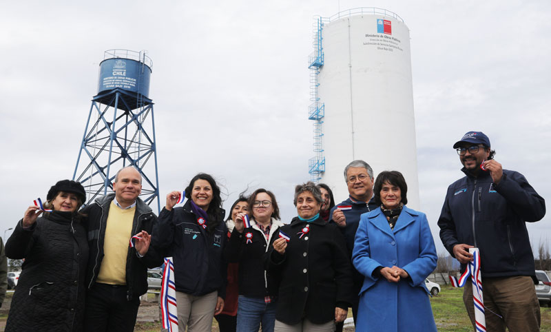 MINISTRA DE OBRAS PÚBLICAS, JESSICA LÓPEZ, INAUGURÓ MEJORAMIENTO DE SSR DE OLIVAR BAJO, RINCÓN EL ABRA