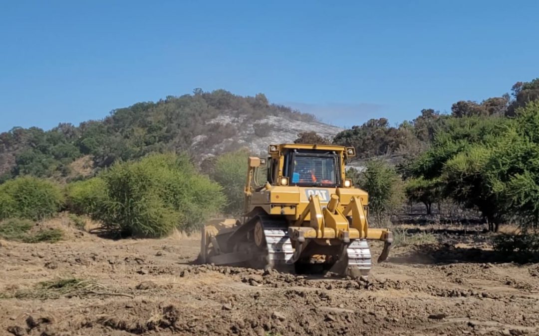 VIALIDAD MOP O’HIGGINS REALIZÓ CORTAFUEGOS DE EMERGENCIAS POR INCENDIOS FORESTALES EN LA ESTRELLA Y PUMANQUE