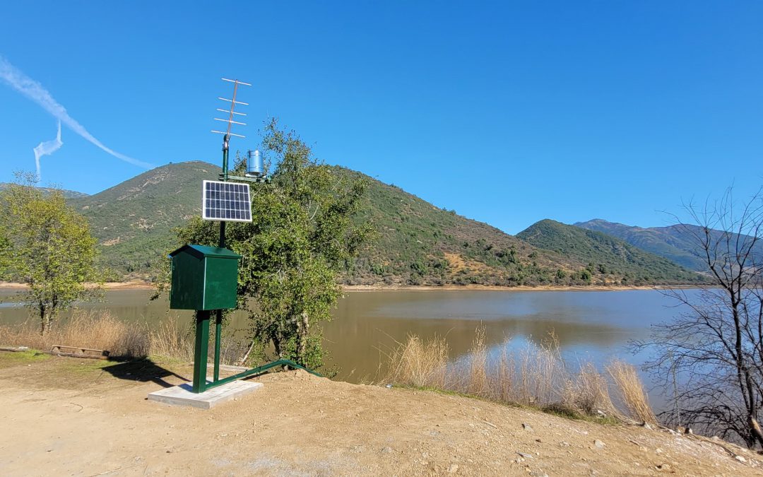 DGA MOP O’HIGGINS INSTALÓ ESTACIÓN DE MONITOREO EN TRANQUE MILLAHUE