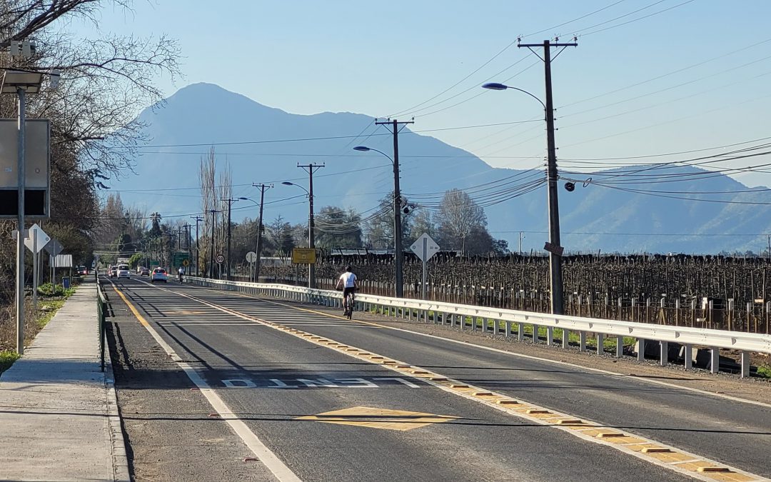 VIALIDAD MOP O’HIGGINS INAUGURA OBRAS DE REPOSICIÓN DE ASFALTO EN LA RUTA H-10 EN MOSTAZAL