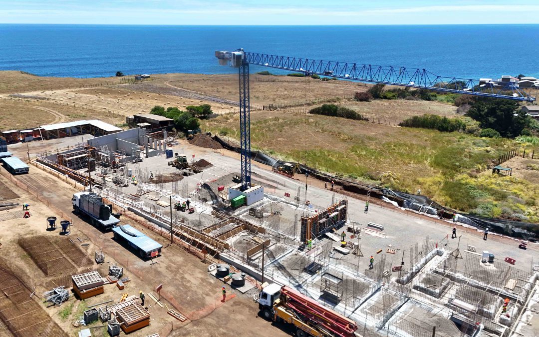 SEREMI MOP Y ALCALDE DE PAREDONES INSPECCIONARON LAS OBRAS DE REPOSICIÓN DE LA ESCUELA UNIÓN MUJERES AMERICANAS EN BUCALEMU