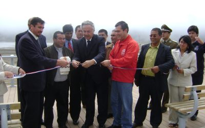 Inauguran moderno Paseo Costanera en balneario de Bucalemu