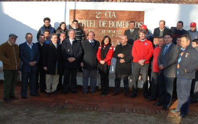 Subsecretaria del Mop inspecciona reconstrucción del Cuartel de Bomberos de El Huique