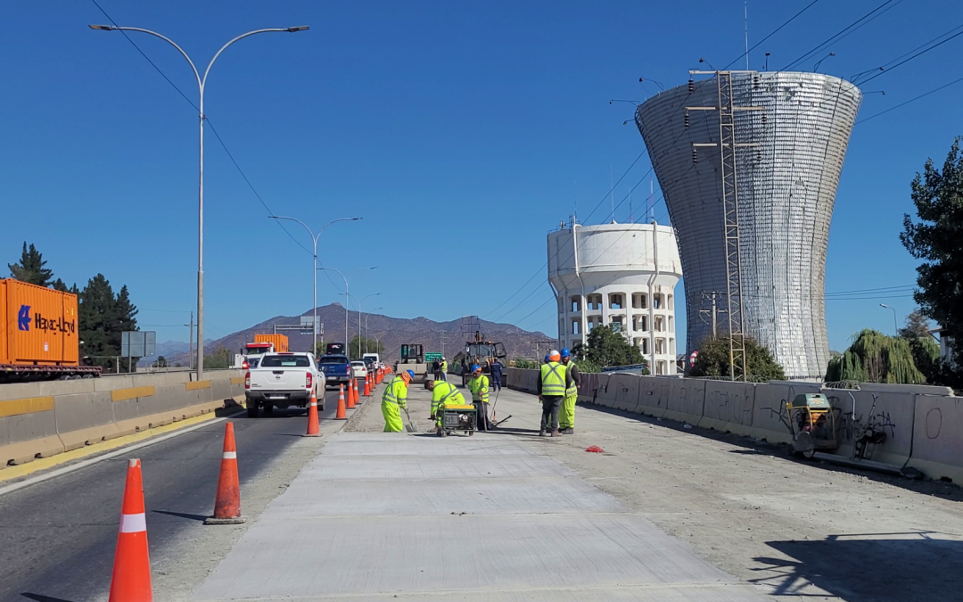VIALIDAD MOP O’HIGGINS EJECUTA OBRAS DE MEJORAS Y DE SEGURIDAD VIAL EN RUTA TRAVESÍA DE RANCAGUA