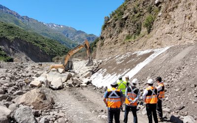 SEREMI DE OBRAS PÚBLICAS INSPECCIONÓ AVANCES DE OBRA EN LA RUTA I-45, SECTOR PRECORDILLERANO DE SAN FERNANDO