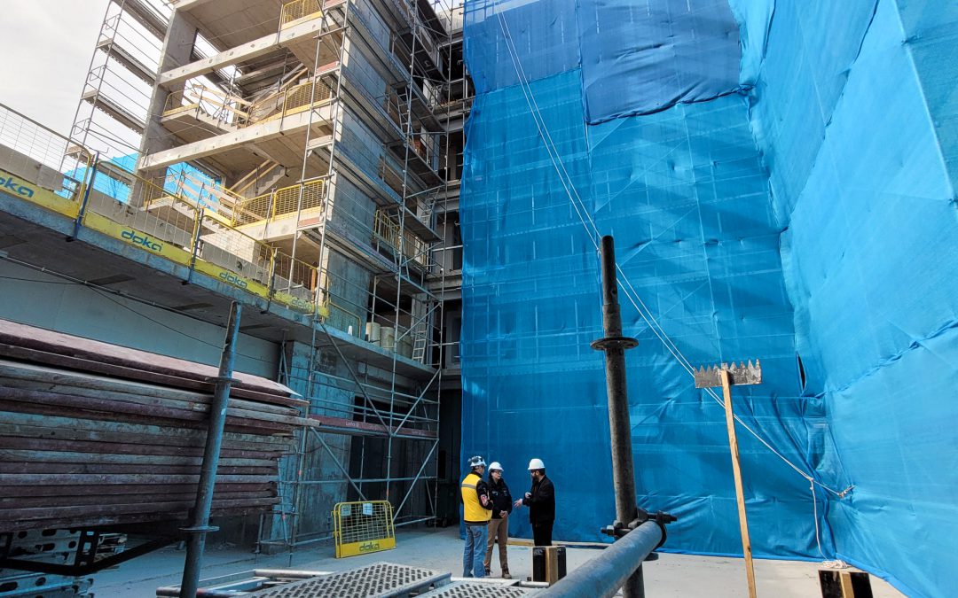 UN 43% DE AVANCE REGISTRAN LAS OBRAS DEL EDIFICIO SECTOR JUSTICIA EN RANCAGUA