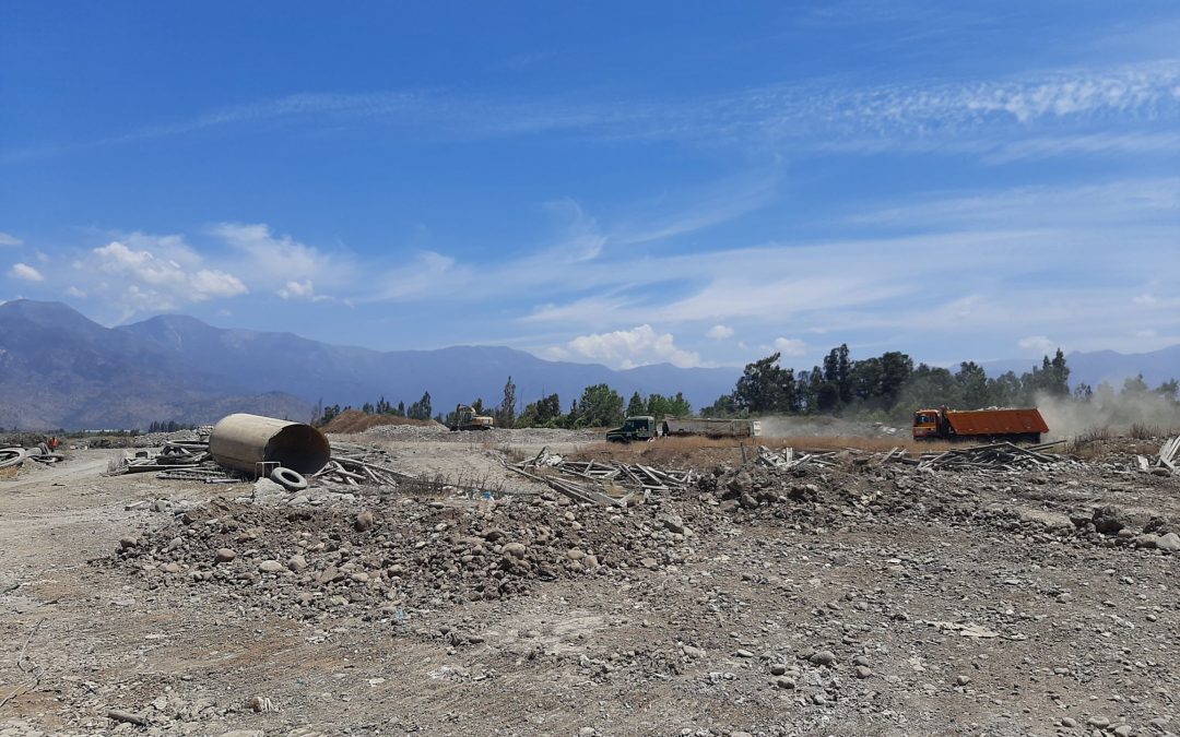 DGA MOP O’HIGGINS APLICA MULTA A ESCOMBRERA GREEN WORLD POR OBRAS NO AUTORIZADAS EN EL RÍO CACHAPOAL