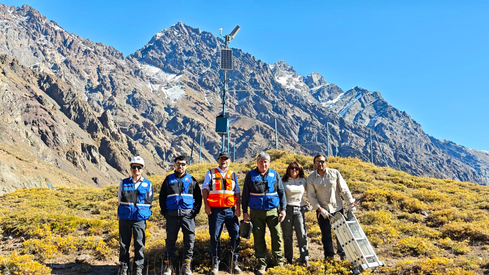 MOP O’HIGGINS REFUERZA MONITOREO HÍDRICO EN CORDILLERA DEL ALTO CACHAPOAL ANTE LLEGADA DEL INVIERNO